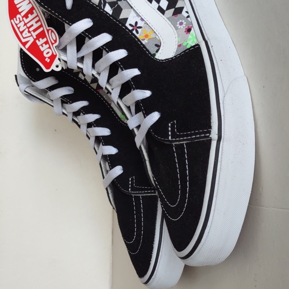 BRAND NEW VANS SK8-HI CHECKBOARD CUBE SNEAKERS - Picture 9 of 16